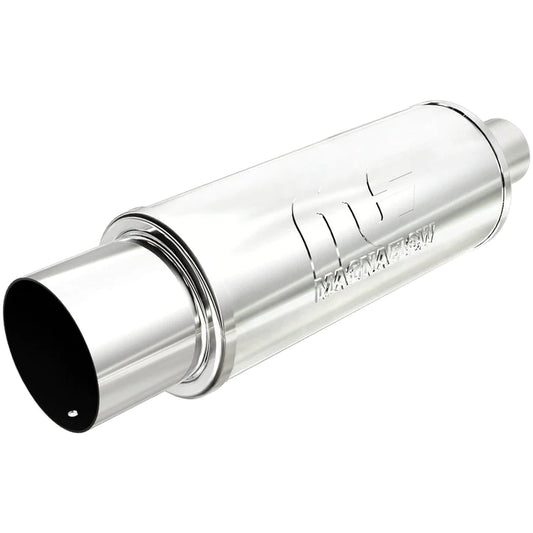 MAGNAFLOW STREET 5IN. ROUND STRAIGHT-THROUGH PERFORMANCE EXHAUST MUFFLER 14857