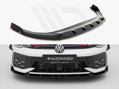 VW GOLF GTI V.2 + FLAPS MK8 MAXTON DESIGN FRONT SPLITTER