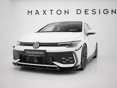 VW GOLF GTI V.2 + FLAPS MK8 MAXTON DESIGN FRONT SPLITTER
