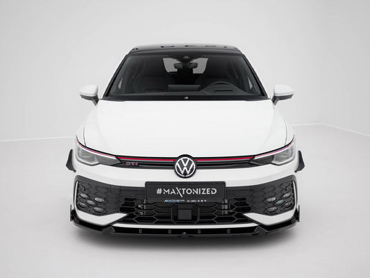 VW GOLF GTI V.2 + FLAPS MK8 MAXTON DESIGN FRONT SPLITTER