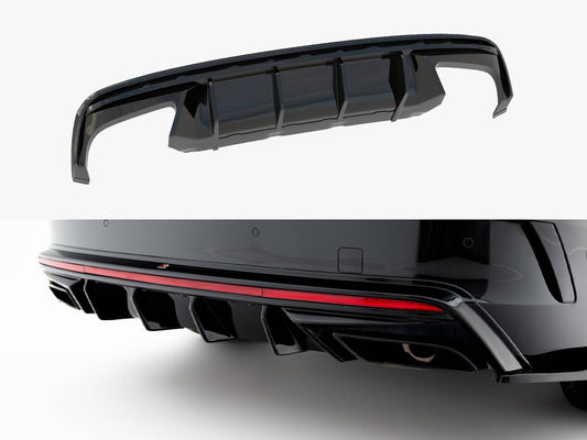 SKODA OCTAVIA VRS MK4.5 MAXTON DESIGN Rear Valance