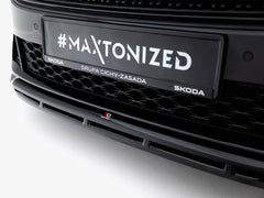 SKODA OCTAVIA VRS MK4.5 MAXTON DESIGN Front Splitter V.1