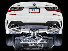AWE Resonated Touring Edition Exhaust for G2X M340i - OE Tips
