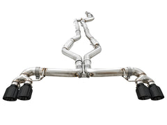 AWE Track Edition Exhaust for BMW G2X M340i - Diamond Black Tips