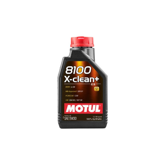 MOTUL 8100 X-CLEAN PLUS 5w-30 HIGH PERFORMANCE ENGINE OIL