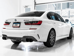 AWE Non-Resonated Touring Edition Exhaust for G20 M340i - Diamond Black Tips