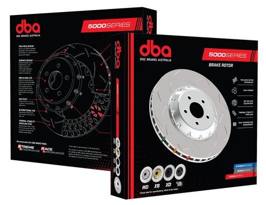 FORD MUSTANG 5.0 V8 DBA 5000 SERIES 2 PIECE SLOTTED ROTORS
