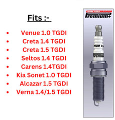 BRISK IRIDIUM PREMIUM PLUS SPARK PLUGS FOR HYUNDAI TGDI PETROL MODELS