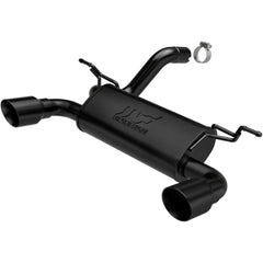 JEEP WRANGLER RUBICON WITH 2.0L TURBO MAGNAFLOW AXLE BACK BLACK COATED
