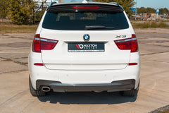 BMW X3 F25 M-Pack Facelift REAR SIDE SPLITTERS (2014-2017)
