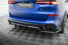 BMW X5 M-Pack G05 Facelift Rear Splitter (with vertical bars) V.2