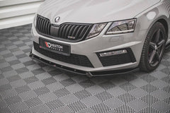 FRONT SPLITTER V.2 SKODA OCTAVIA RS MK3 FACELIFT