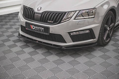 FRONT SPLITTER V.3 SKODA OCTAVIA RS MK3 FACELIFT MAXTON DESIGN