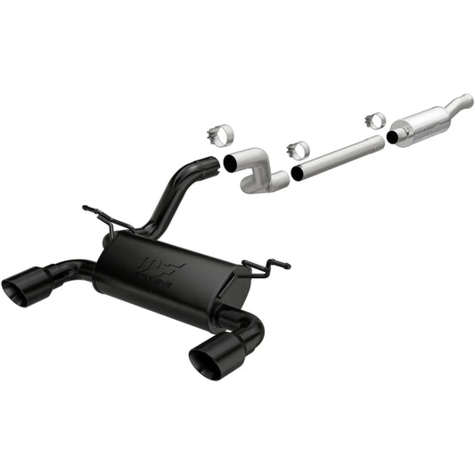 JEEP WRANGLER RUBICON MAGNAFLOW CAT-BACK SETUP BLACK COATED