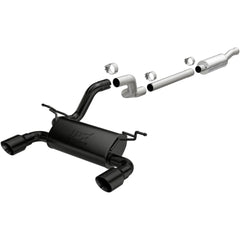 JEEP WRANGLER RUBICON MAGNAFLOW CAT-BACK SETUP BLACK COATED