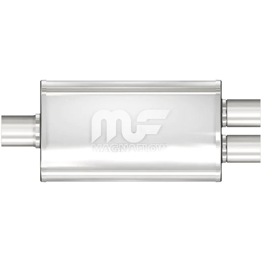 MAGNAFLOW 3.5 X 7IN. OVAL STRAIGHT-THROUGH PERFORMANCE EXHAUST MUFFLER 11148