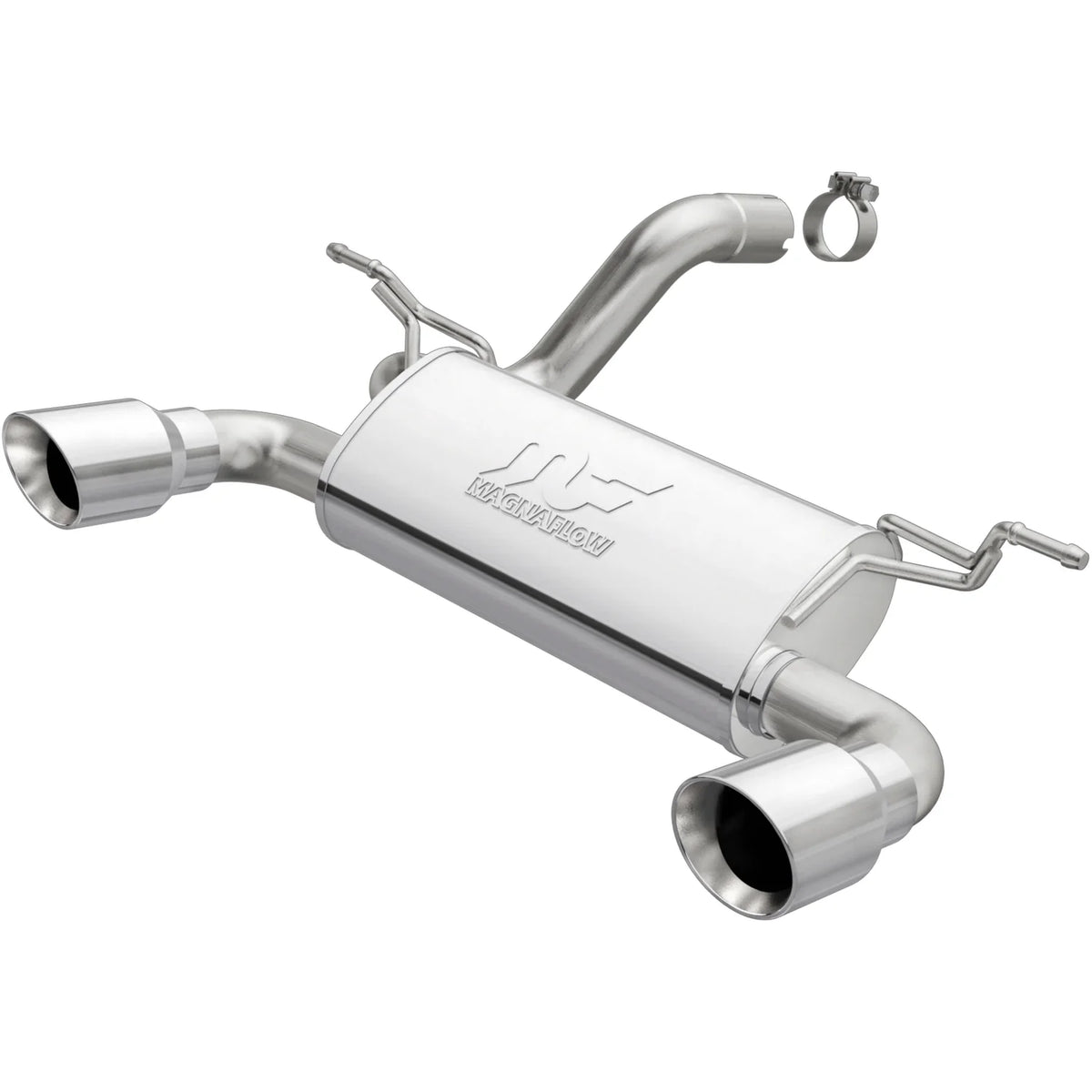 JEEP WRANGLER RUBICON WITH 2.0L TURBO MAGNAFLOW AXLE BACK CHROME