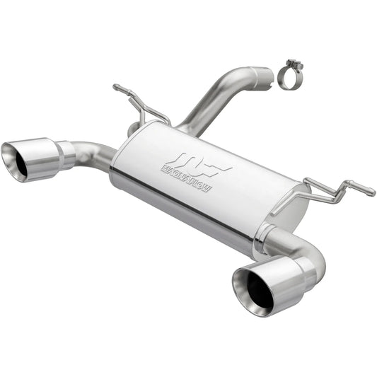 JEEP WRANGLER RUBICON WITH 2.0L TURBO MAGNAFLOW AXLE BACK CHROME