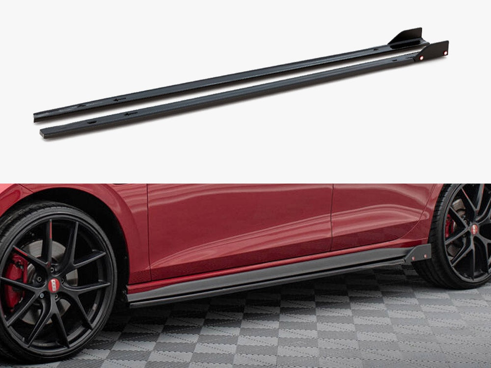 VW GOLF GTI V.2 + FLAPS MAXTON DESIGN SIDE SKIRTS
