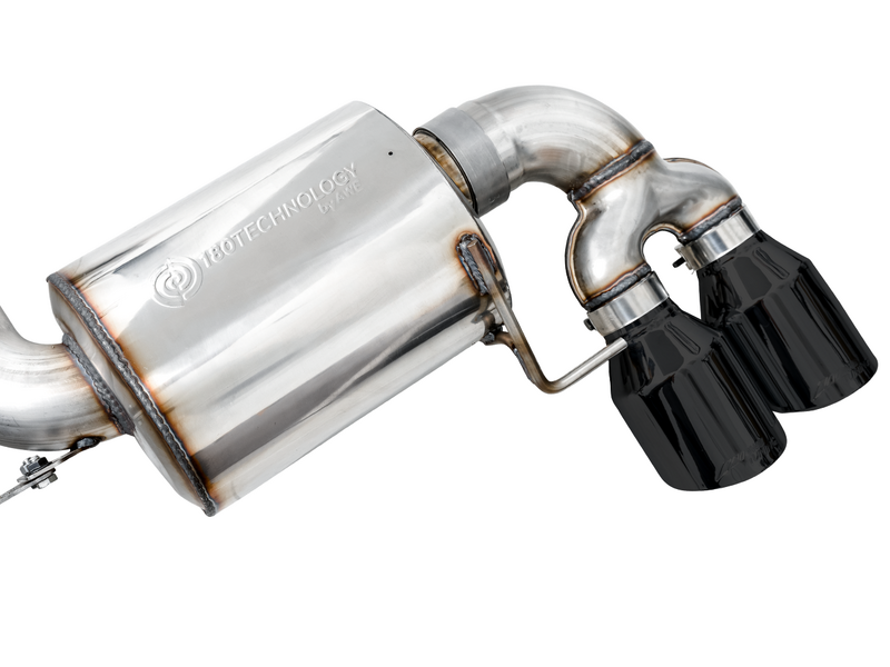 AWE Resonated Touring Edition Exhaust for G2X M340i Diamond Black Tips