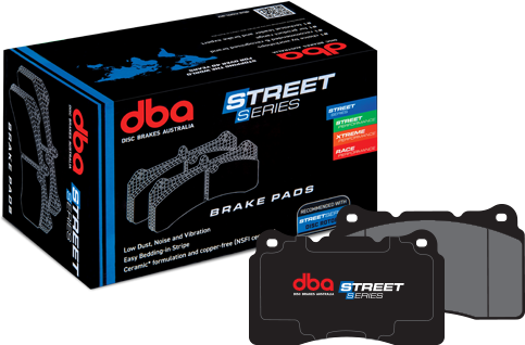 DBA STREET SERIES BRAKE PADS FOR AUDI RS7 (2013 ONWARDS)