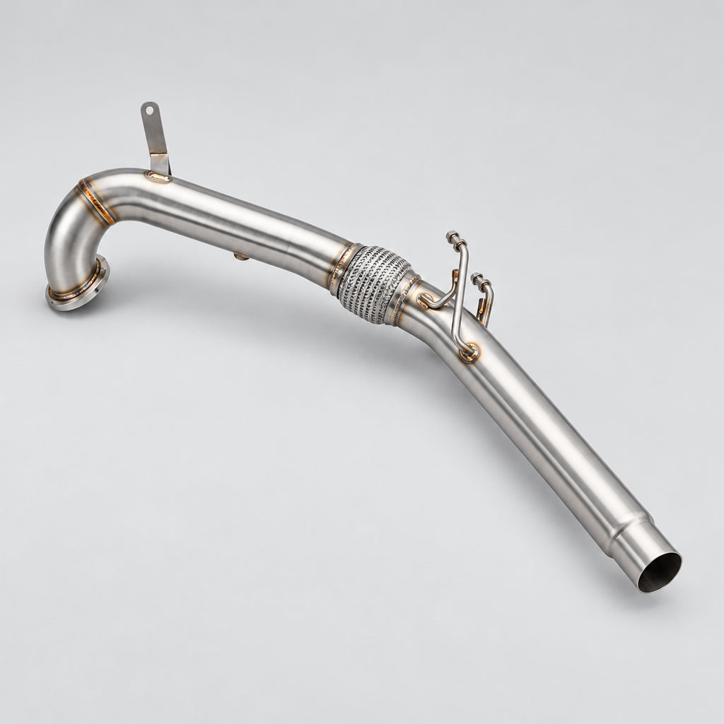 SKODA LAURA 1.8 TSI STAINLESS STEEL DOWNPIPE DEVELOPED IN-HOUSE