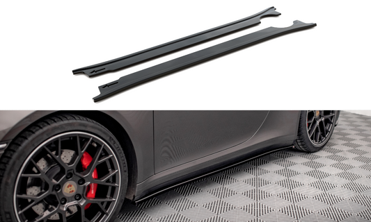 Porsche 911 Carrera 4S 992 Side Skirts Diffusers 2019-