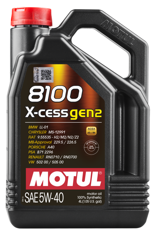 MOTUL 8100 X-CLEAN 5W40 4L