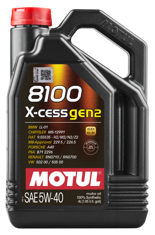 MOTUL 8100 X-CLEAN 5W40 4L
